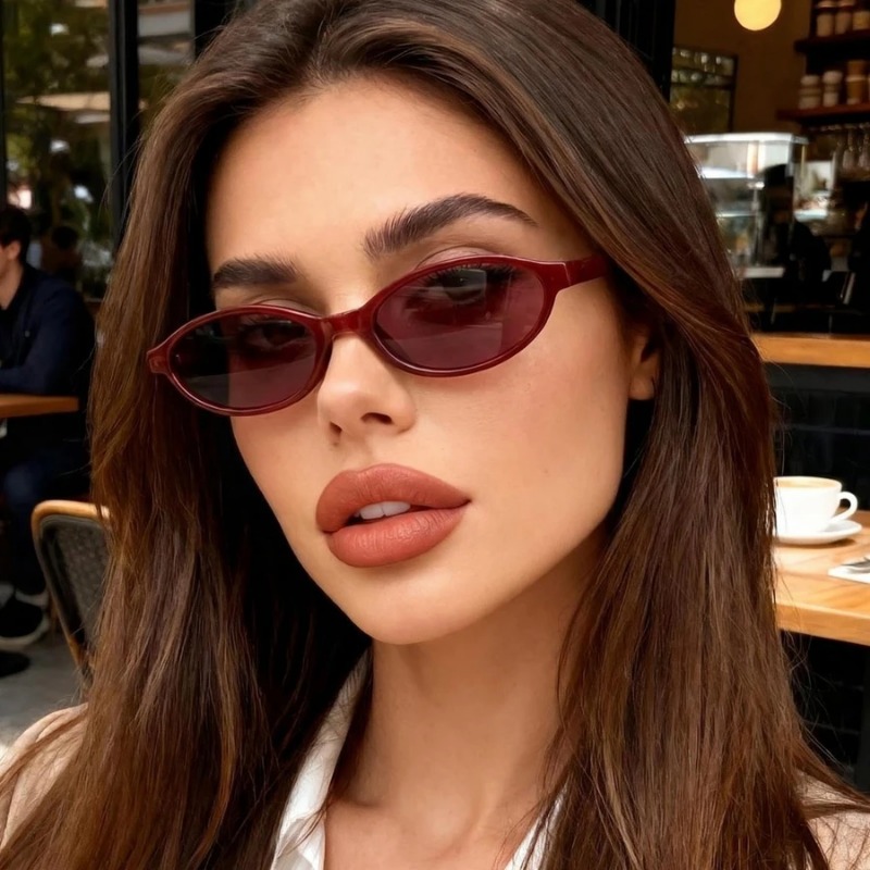 Vintage Fashion Girl - Yeni Retro Seksi Kedi Gözü Güneş