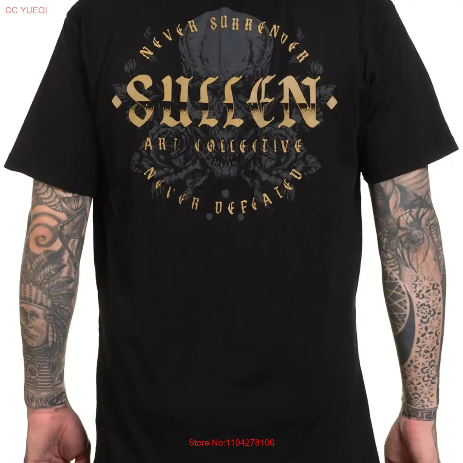 Vintage Fashion Art - Sullen Erkeklerin Asla Yenilmemiş Premium Tişörtü