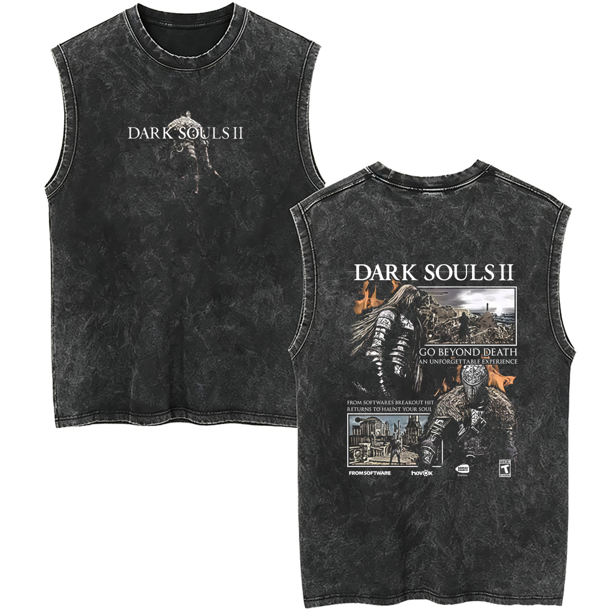 Vintage Fashion Game - Yıkanmış Vintage Oyun Dark Souls Ürünleri