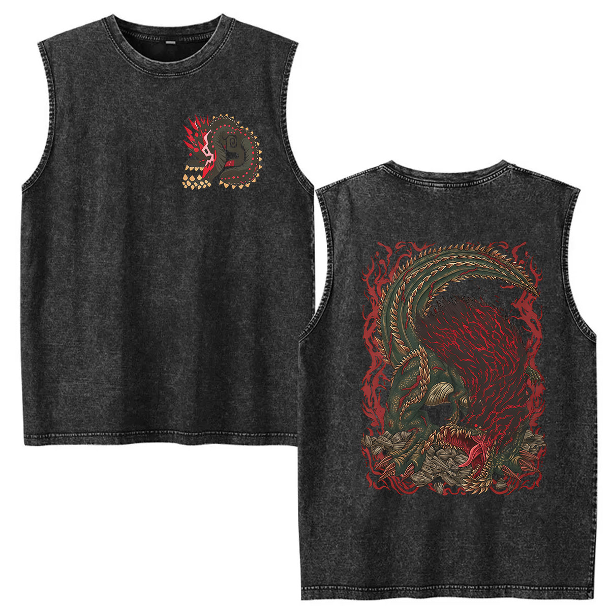 Vintage Fashion Game - Popüler Oyun Monster Hunter Deviljho The