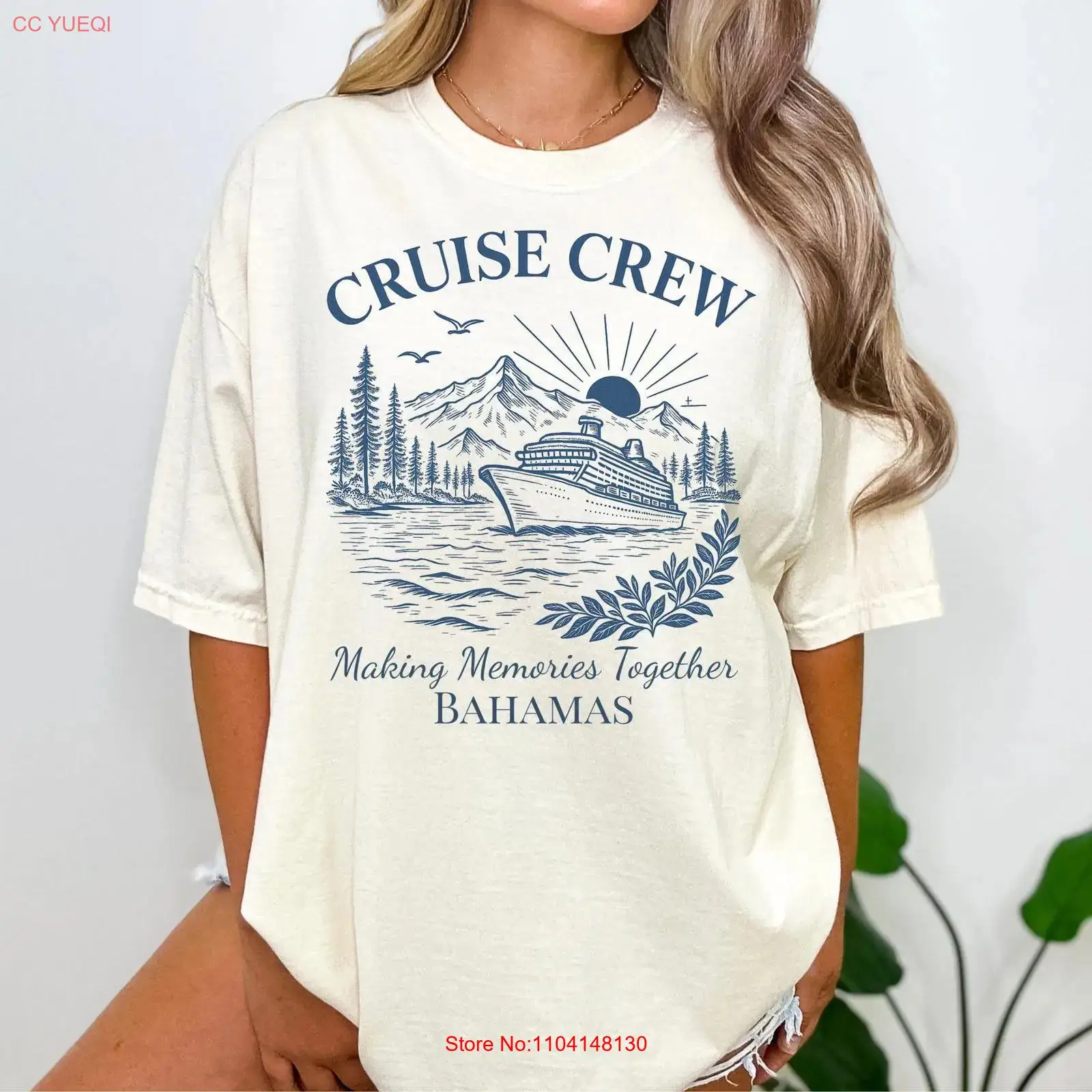 Vintage Fashion Outfits Men - Konforlu Renkli Cruise Tişörtü Eşleşen Kızlar