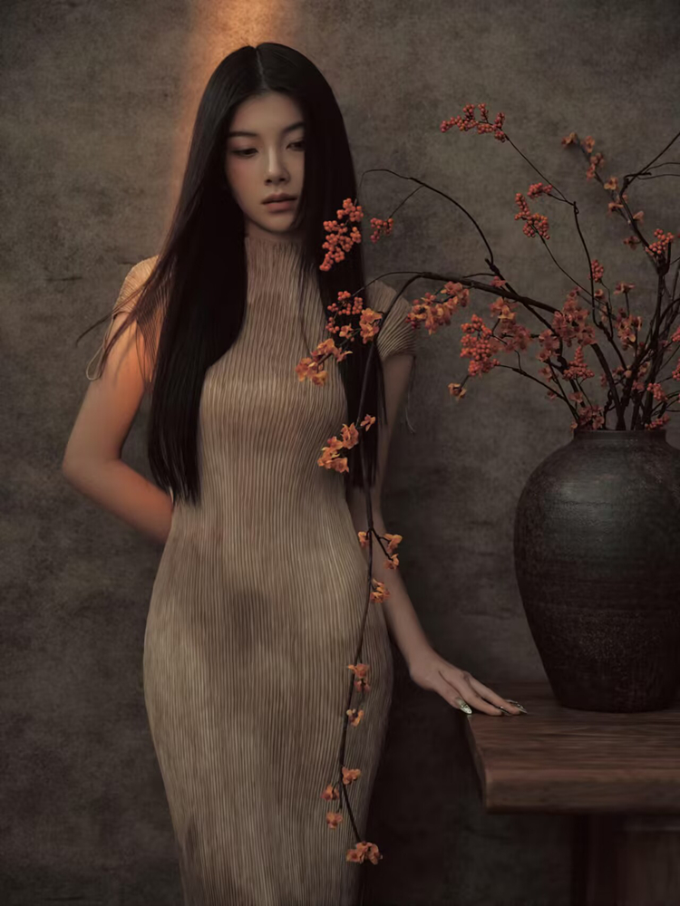Vintage Fashion Art - Yeni 2026 Çin Tarzı Portre Sanatı