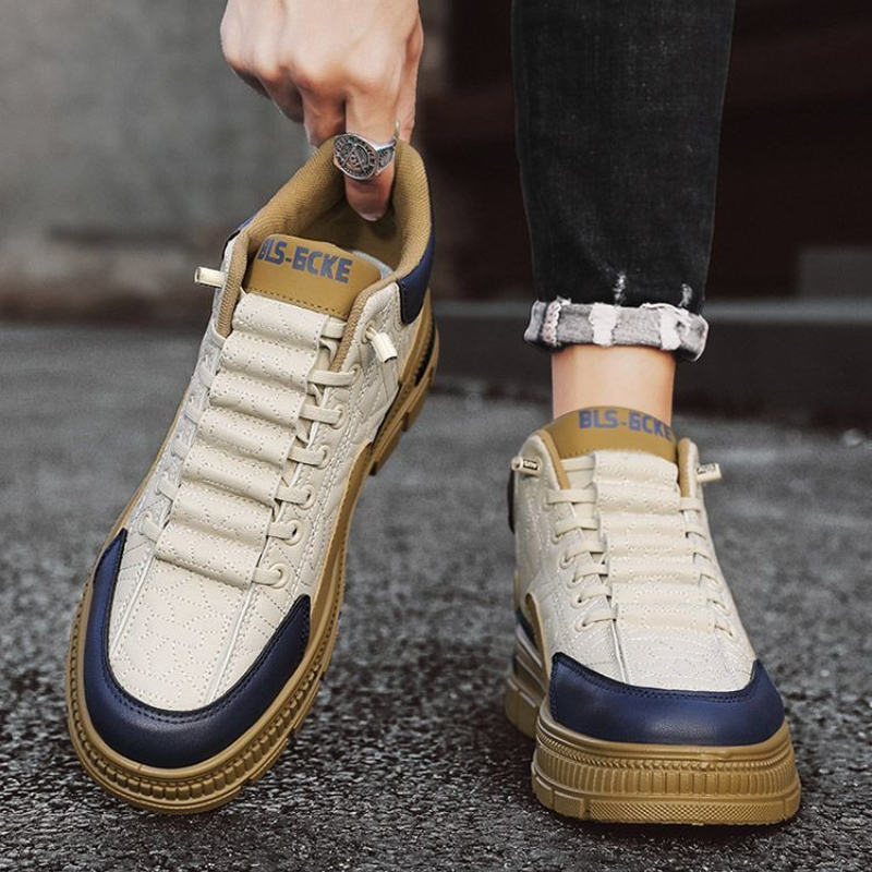 Vintage Fashion For Mens - Slip-On Platform Erkek Botları İlkbahar Sonbahar