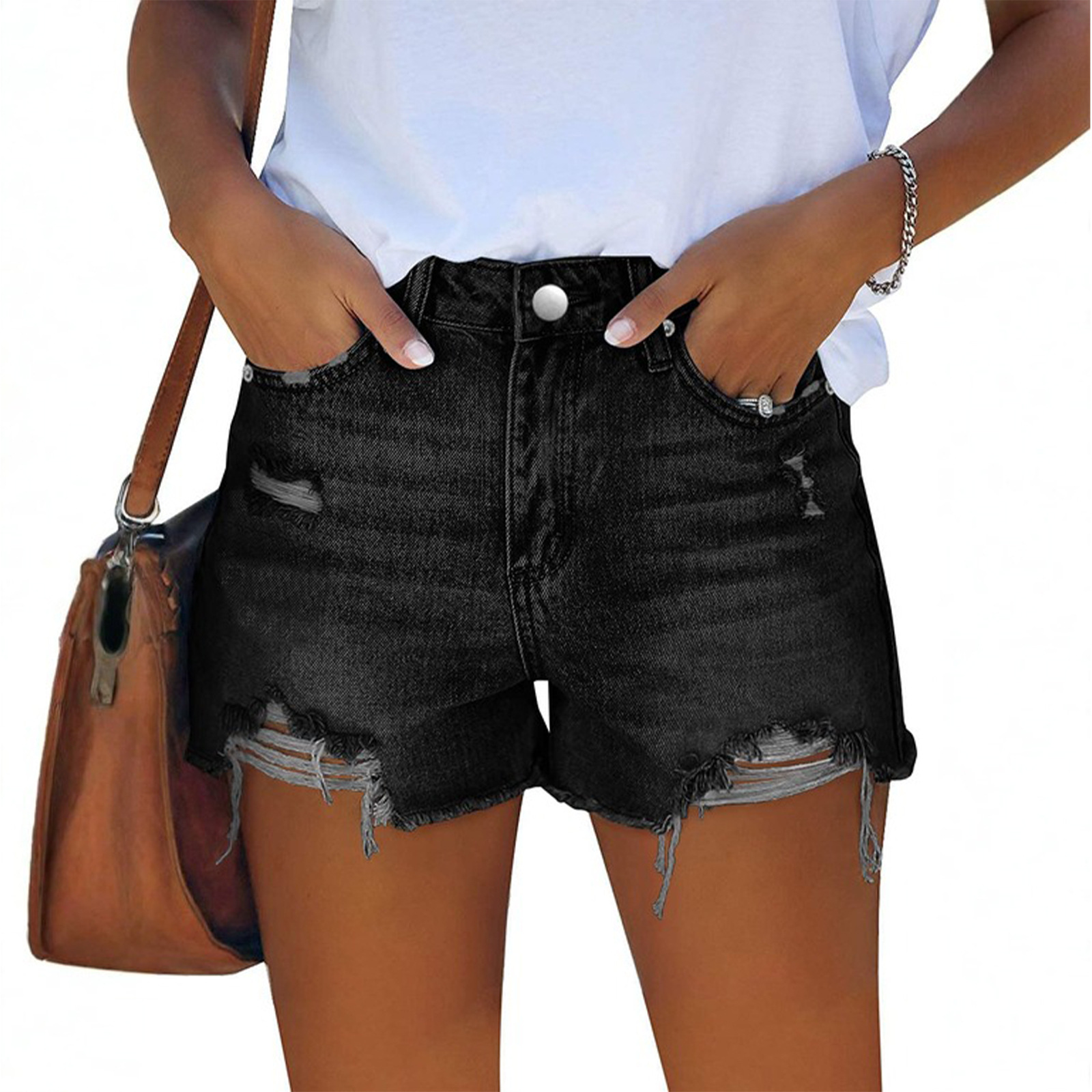 Vintage Fashion Jeans - Amerikan Vintage Stil Moda Kadın Delik