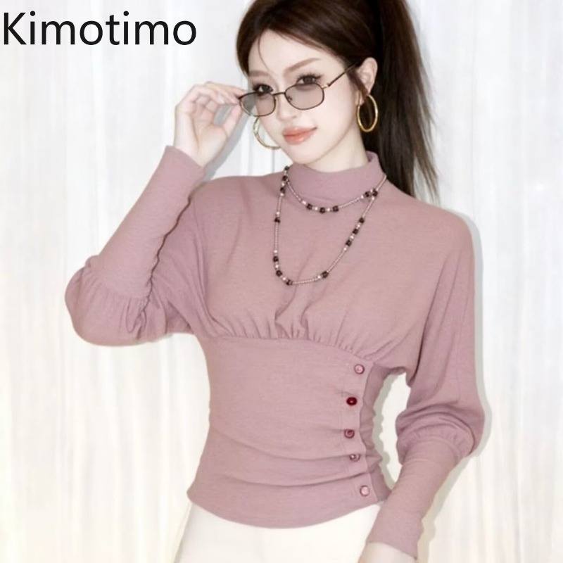Vintage Women Fashion - Kimotimo Moda Uzun Kollu Üst Kadın
