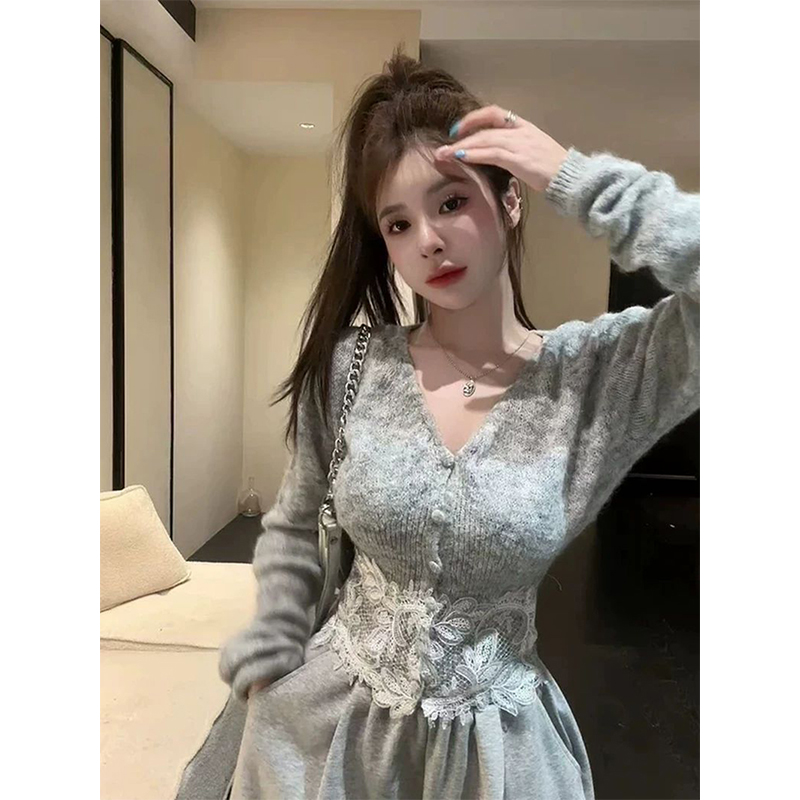 Kırpılmış Dantel Örme Hırka Ka - Crop Cardigan Vintage incelemesi ve fiyatı