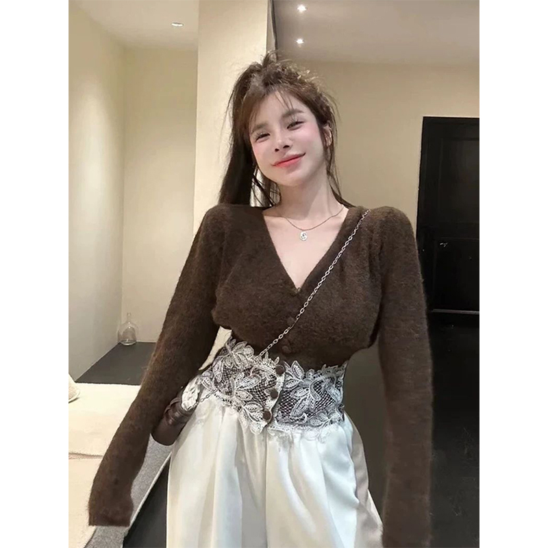 Kırpılmış Dantel Örme Hırka Ka - Crop Cardigan Vintage incelemesi ve fiyatı