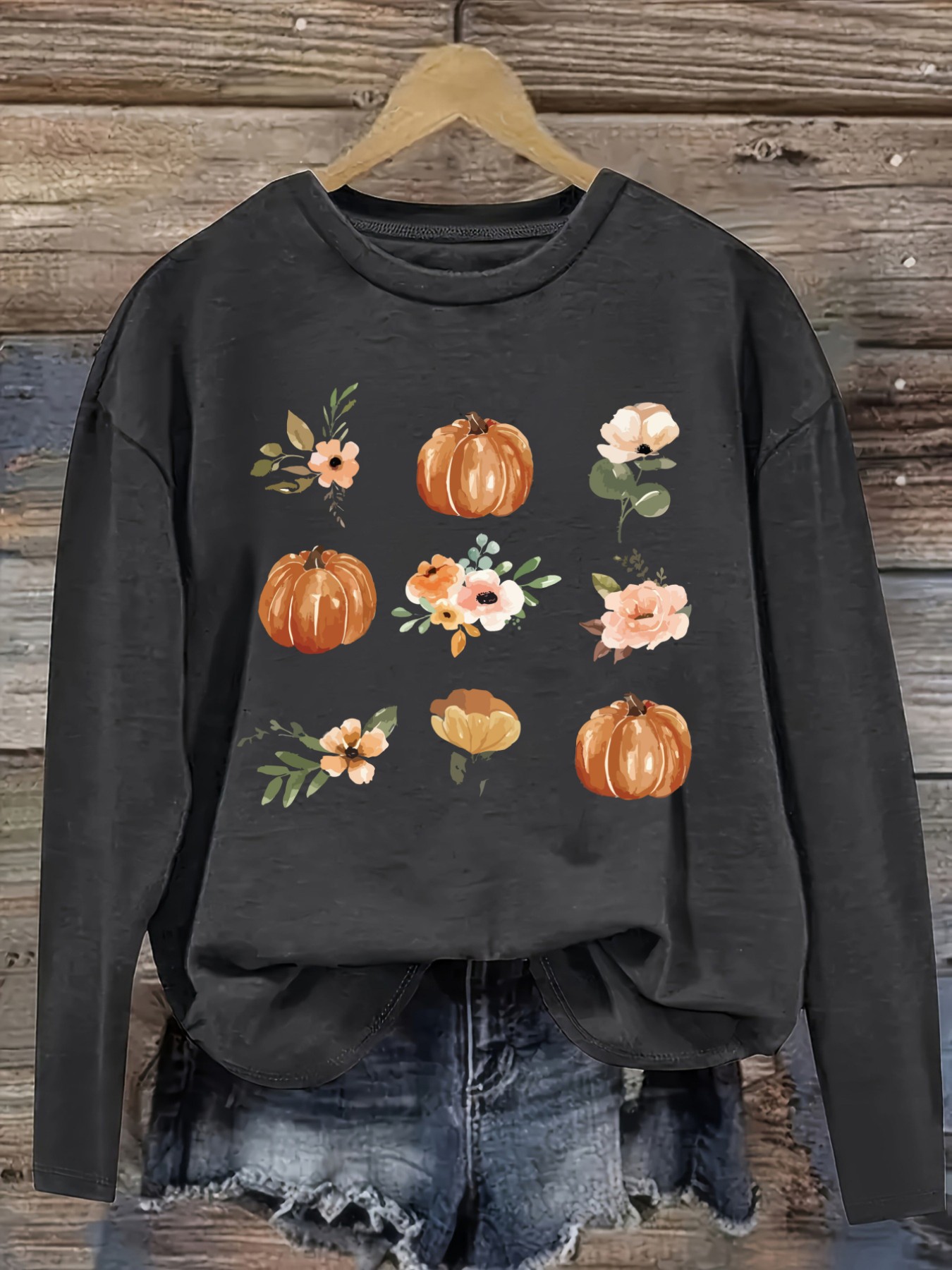 Kadın Günlük Uzun Kollu Bisikl - Printed Floral Shirt incelemesi ve fiyatı