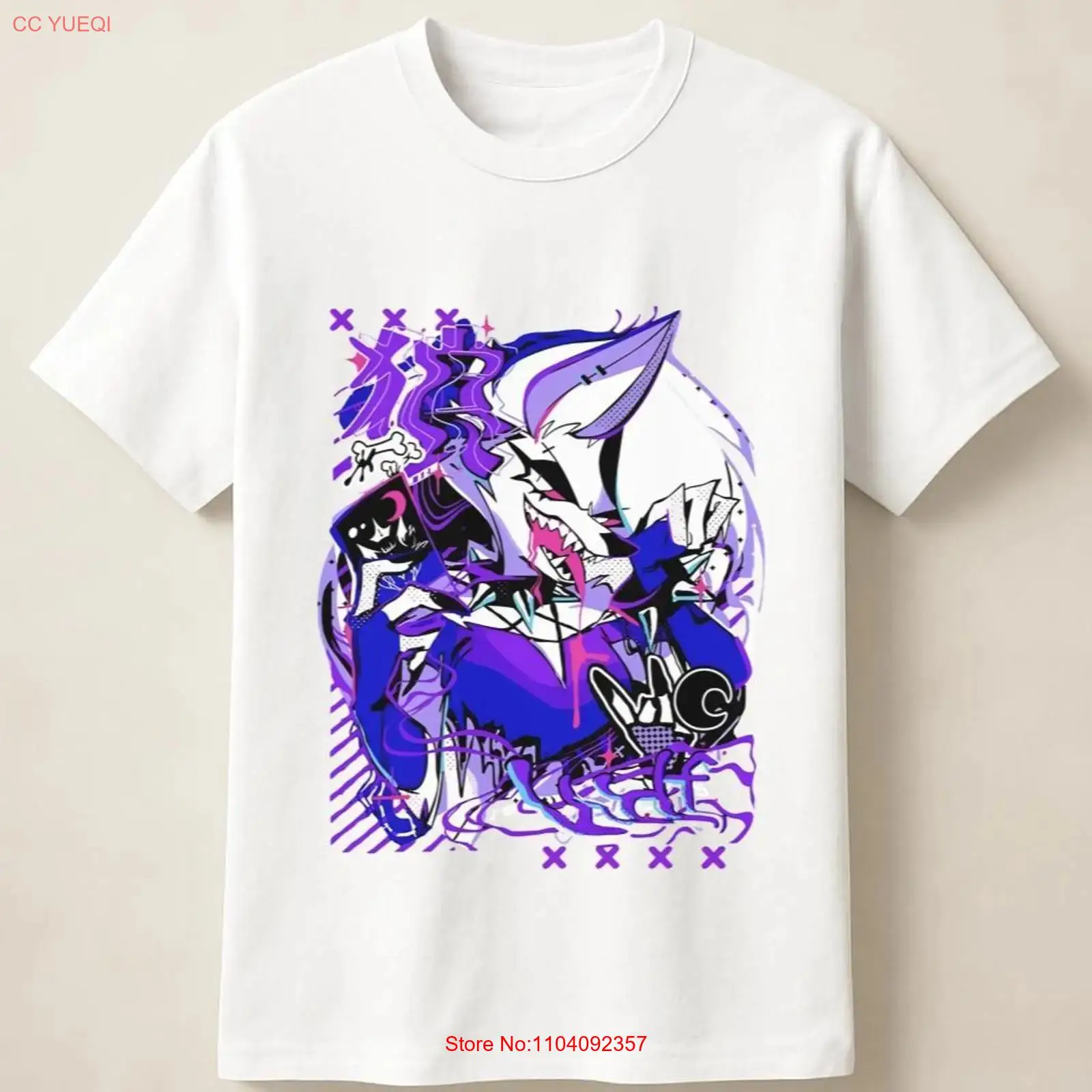 Mor Anime Kurt Grafiti Posteri - Vintage Fashion Art incelemesi ve fiyatı