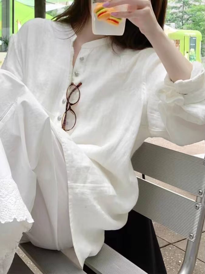 Bayan Beyaz Keten Güneş Koruyu - Vintage Fashion Meaning incelemesi ve fiyatı