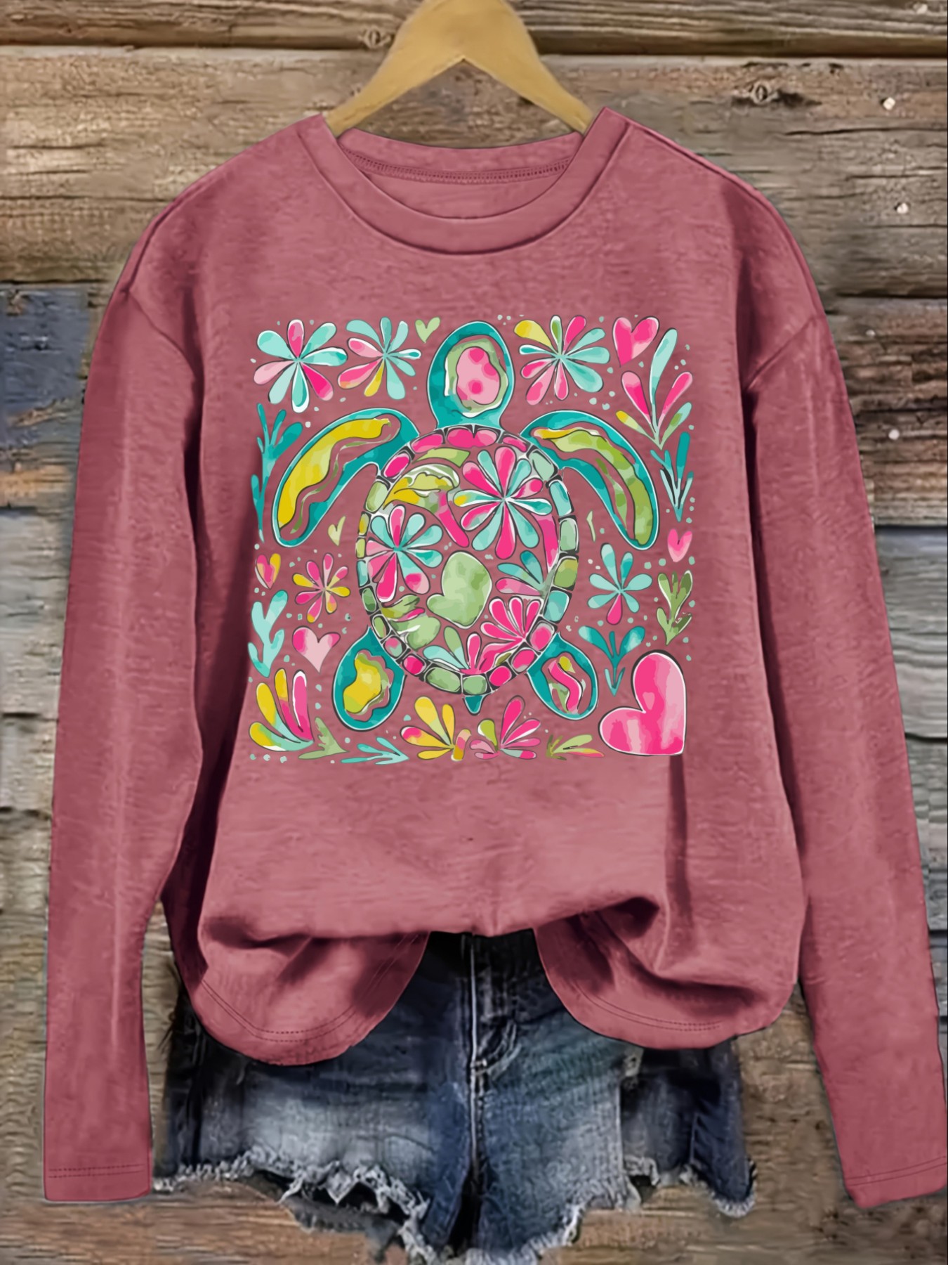 Kadın Günlük Uzun Kollu Bisikl - Printed Floral Shirt incelemesi ve fiyatı