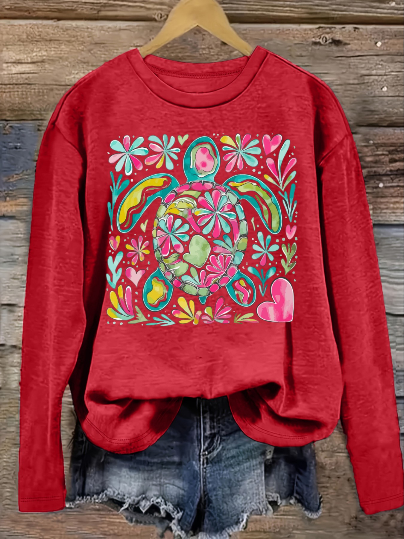 Kadın Günlük Uzun Kollu Bisikl - Printed Floral Shirt incelemesi ve fiyatı