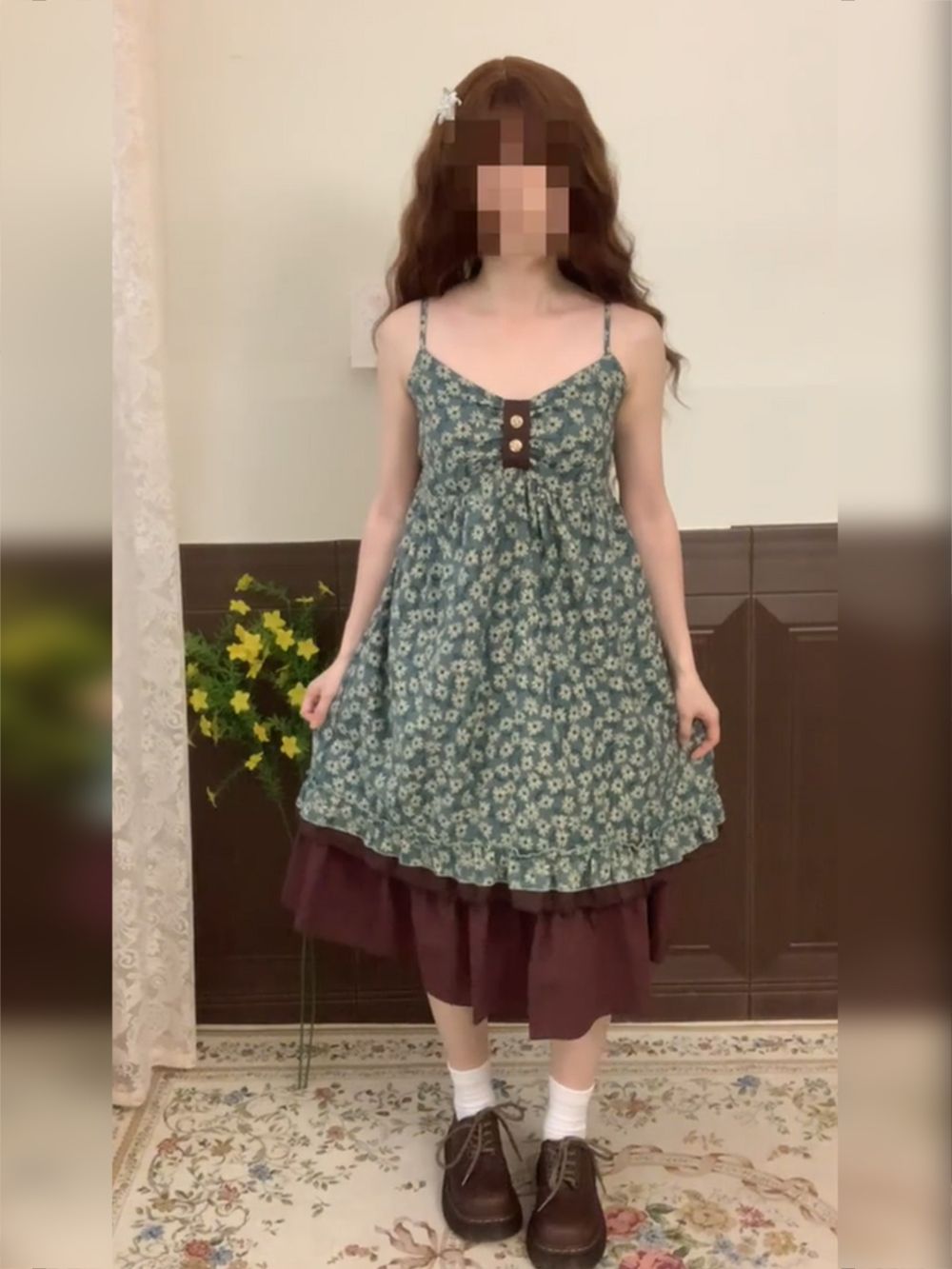 Vintage Tatlı Askılı Elbise Ta - Crop Cardigan Vintage incelemesi ve fiyatı