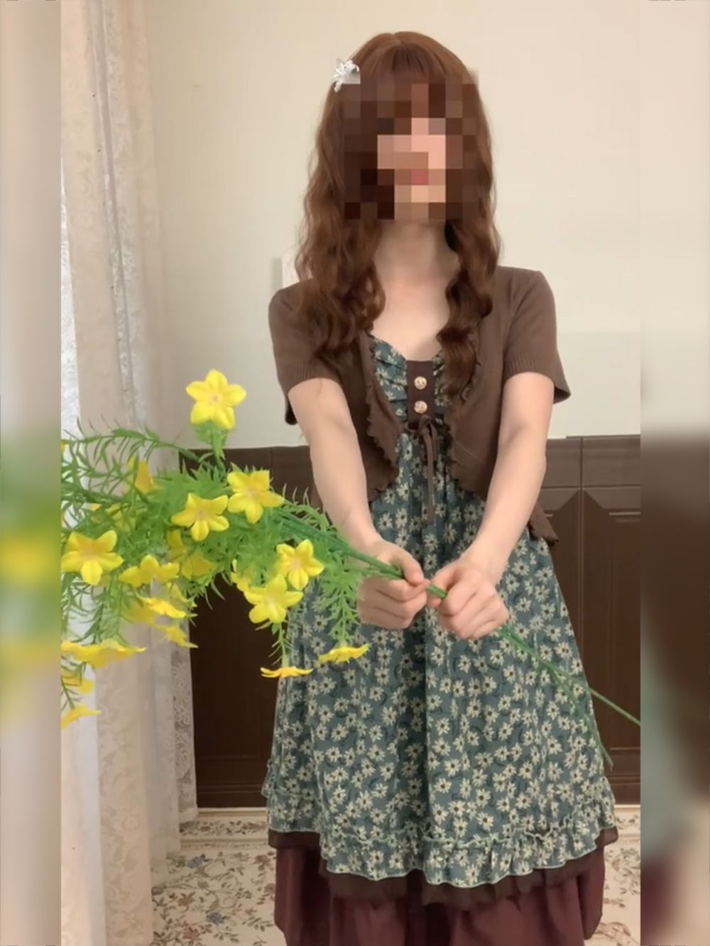 Vintage Tatlı Askılı Elbise Ta - Crop Cardigan Vintage incelemesi ve fiyatı