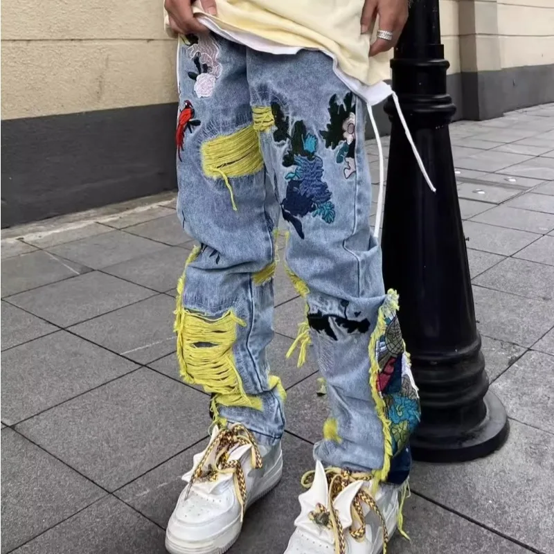 Amerikan Vintage Hip-Hop Nakış - Vintage Fashion Jeans incelemesi ve fiyatı