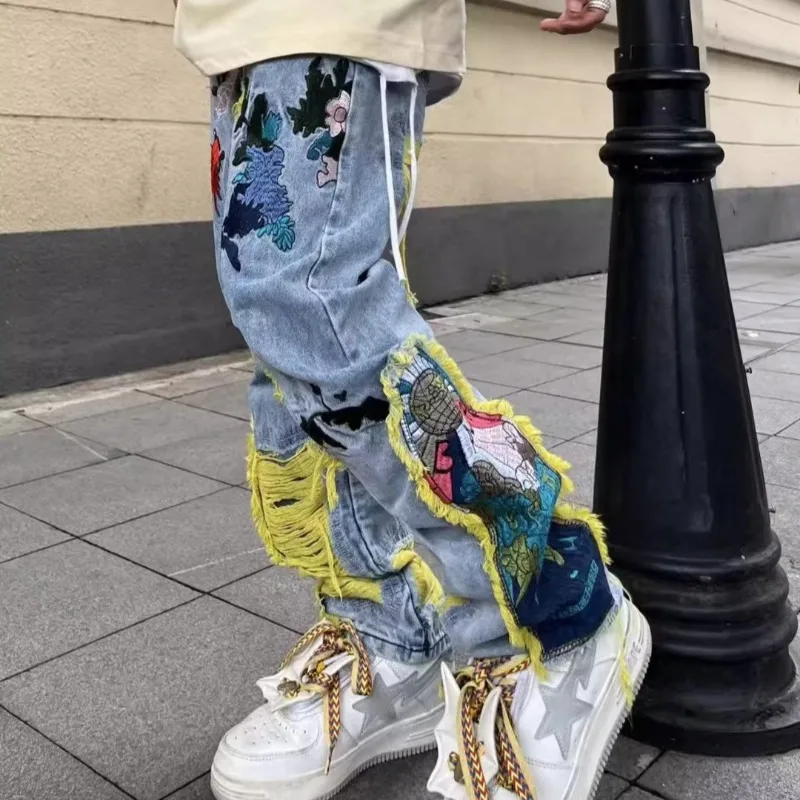 Amerikan Vintage Hip-Hop Nakış - Vintage Fashion Jeans incelemesi ve fiyatı