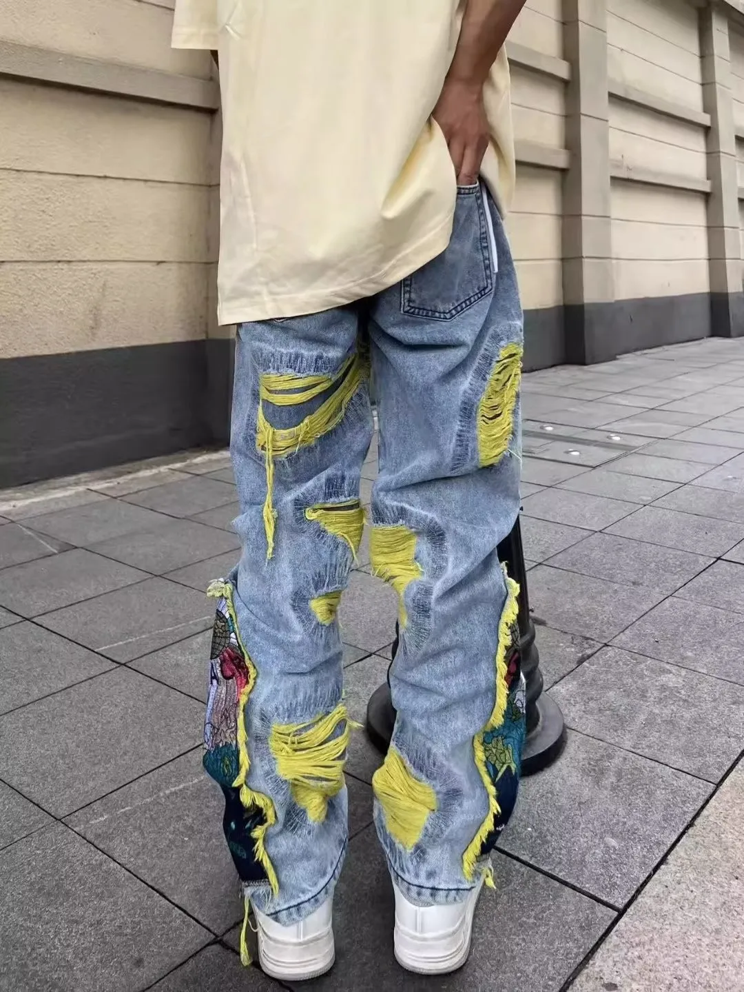 Amerikan Vintage Hip-Hop Nakış - Vintage Fashion Jeans incelemesi ve fiyatı