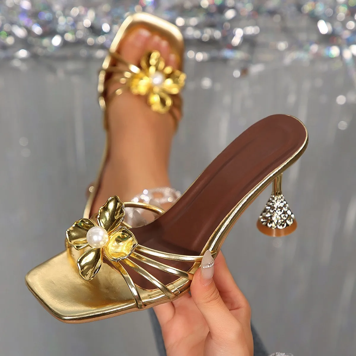 Vintage Metal Çiçek Kristal Ko - Vintage Fashion Girl incelemesi ve fiyatı
