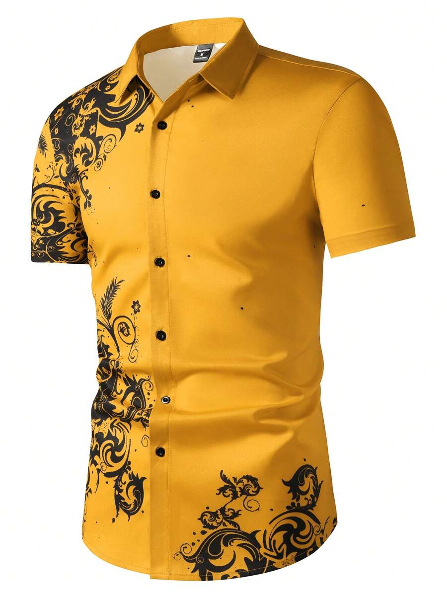 Manfinity Homme Erkek Günlük R - Printed Floral Shirt incelemesi ve fiyatı