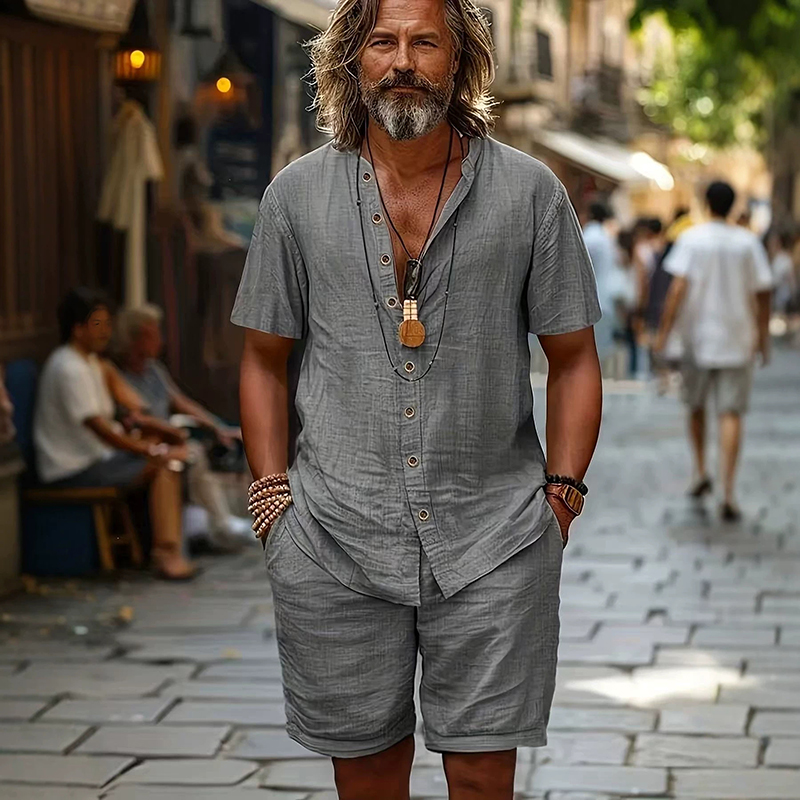 Açık Hava Günlük Erkek Düz Ren - Vintage Fashion Outfits Men incelemesi ve fiyatı