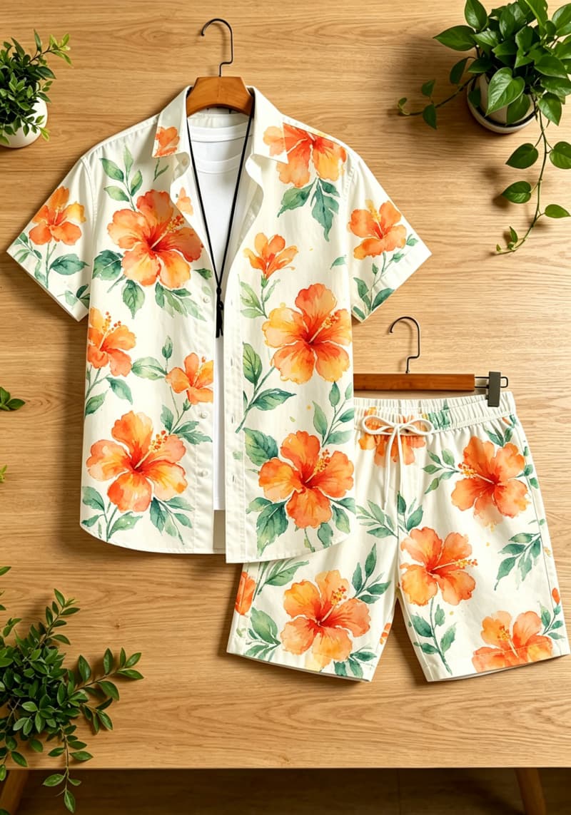 Suluboya Çiçek Desenli erkek i - Printed Floral Shirt incelemesi ve fiyatı