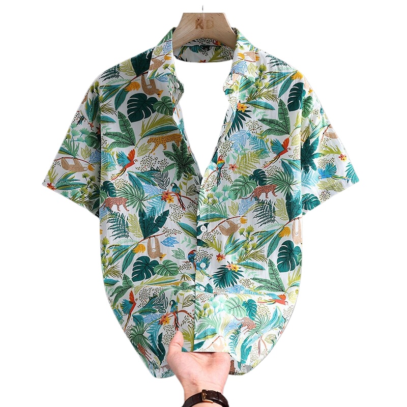 Sıcak Satış Yazlık Hawaii Raha - Printed Floral Shirt incelemesi ve fiyatı